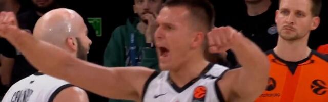 Sjajno poluvreme Partizana, Milton se raspucao!