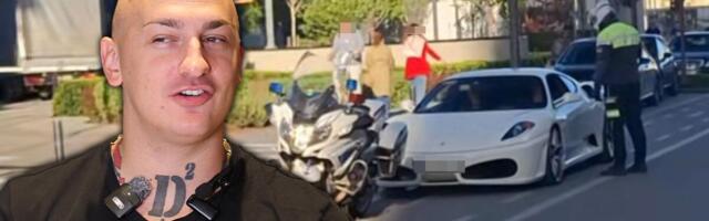 DESINGERICA U BEOGRADU NA VODI UMESTO KAFE POPIO KAZNU: Repera zaustavila policija, a onda... (FOTO+VIDEO)