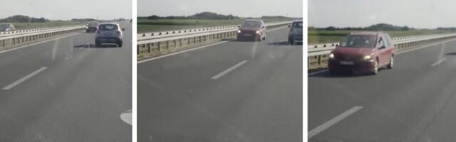 Pa zar opet? Kamikaza na brzoj saobraćajnici (VIDEO)