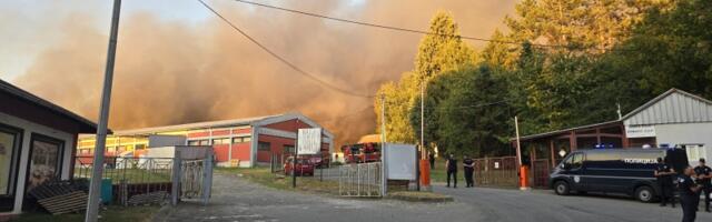 POŽAR u fabrici peleta "Dorado" na Košutnjaku POD KONTROLOM, u toku dogašivanje (VIDEO)