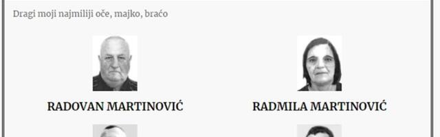"Najmiliji oče, majko, braćo": Reči sestre blizanaca Miloša i Marka ubijenih u masakru na Cetinju slamaju srca