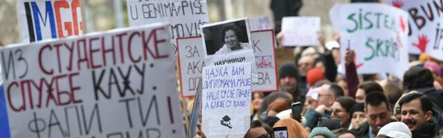 Studenti na VIŠE SATI blokiraju naplatnu rampu na auto-putu Niš - Beograd!