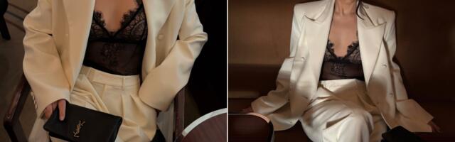 Čipkani bodi je idealan praznični komad koji nosimo i van spavaće sobe