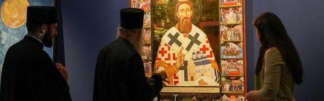 Patrijarh Porfirije posetio izložbu Sveti Sava u Galeriji SANU: Izložena crkvena blaga ostavljaju bez daha