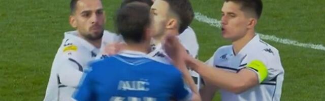 Frka u Novom Pazaru: Umalo se potukli domaći i igrači Partizana, Alić krenuo na bivšeg reprezentativca Srbije