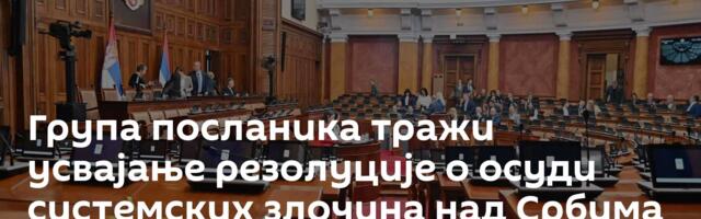 Група посланика тражи усвајање резолуције о осуди системских злочина над Србима на КиМ