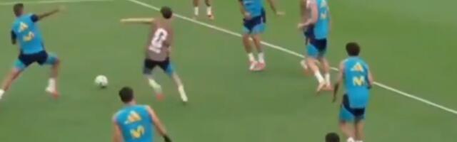 Tenzija na treningu Španije: Gavi nagazio Rodrija, usledila panika! /VIDEO/