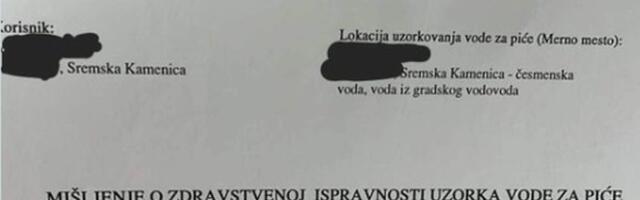 Novosadska voda ipak neispravna za piće? Građani društvenim mrežama šire potvrdu