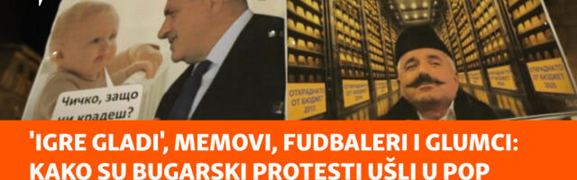 'Igre gladi', memovi, fudbaleri i glumci: Kako su bugarski protesti ušli u pop kulturu