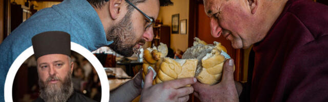 NIJE ISTO DATI SINU ČETVRTINU ILI POLOVINU SLAVSKOG KOLAČA: Otac Predrag o najčešćoj grešci koji domaćini prave pri prenošenju krsne slave