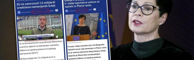 Kakva laž tajkunske N1: Pogledajte šta su ceo dan najavljivali da će uraditi Marta Kos, a onda...