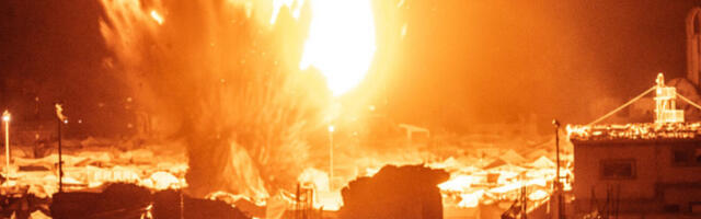 Осам жртава у ваздушном удару на полицијску патролу у Гази