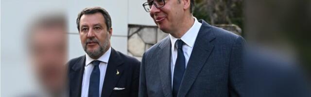 Vučić dočekao italijanskog ministra Salvinija! U toku sastanak dve delegacije - 3 teme u fokusu (FOTO)