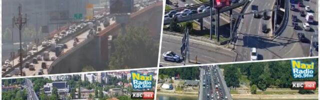AUTOKOMANDA JUTROS NAJOPTEREĆENIJA, DUGE KOLONE: Na Gazeli, Brankovom i Plavom mostu sve teče (FOTO)