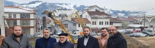 U toku priprema terena za izgradnju objekta Muške medrese