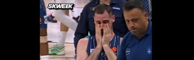 HOROR povreda centra u Evroligi: Kokoškov u šoku (VIDEO)