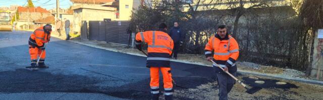JKP Šumadija: Asfaltirana ulica Dragog Barjaktarevića u MZ Vašarište