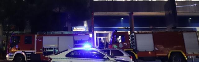 Eksplodirao auto u blizini tržnog centra u Beogradu (VIDEO)