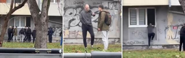 Motkom na učenike: Ozbiljan incident na Novom Beogradu (VIDEO)