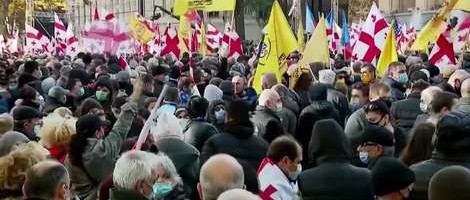 Video: Protesti u Tbilisiju, sukob policije i demonstranata
