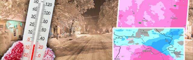 SNEG VEĆ PREKRIO OVAJ DEO SRBIJE, A EVO KAD STIŽE U BEOGRAD! Posle hladnog udara, očekuje nas šokantan vremenski obrt! (FOTO, VIDEO)