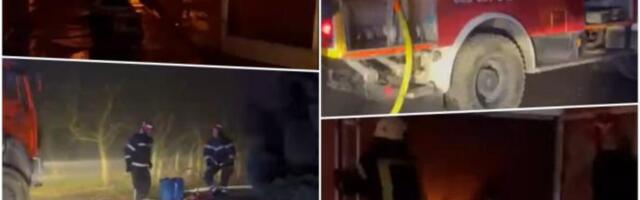 PRVI SNIMAK POŽARA U KISELJAKU: Izbile 3 eksplozije, policija obezbeđuje šire područje! (VIDEO)
