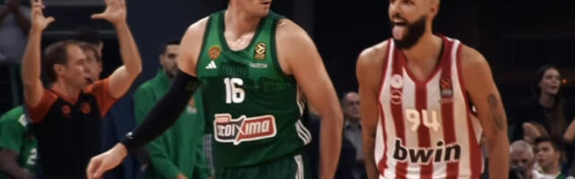 Haos u velikom atinskom derbiju: Sukobili se igrači Olimpijakosa i Panatinaikosa (VIDEO)