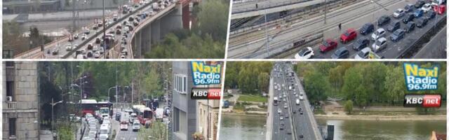 TAKOVSKU ULICU IZBEGNITE AKO MOŽETE: Jutarnji špic u Beogradu mirniji nego inače, ali radovi prave probleme vozačima (FOTO)