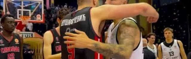 Partizan se oglasio odmah posle pobede u Užicu, uz snimak usledila i gospodska poruka crno-belih