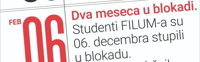 Dva meseca studentske blokade u Kragujevcu: S FILUM-om je sve počelo, a Sretenje je iza ugla