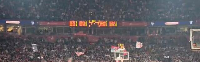 DELIJE NAPUNILE ARENU DO POSLEDNJEG MESTA: Navijači Zvezde igrač više protiv Fenerbahčea