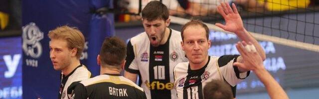Odbojkaši Partizana posle pet setova pobedili Zvezdu za polufinale plej-ofa