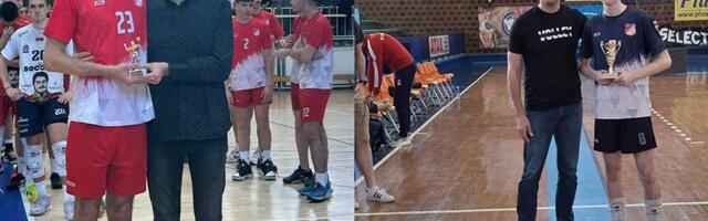 Odbojkaši Proletera Srđan Štrbac i Kosta Tančić u redovima reprezentacije Srbije