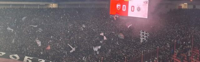 Provokacija za navijače Partizana nasred Marakane: Svaki pravi Grobar Tuđmana Franju slavi /FOTO/