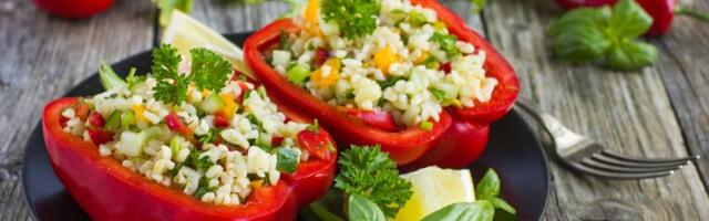 Vegeterijanske punjene paprike