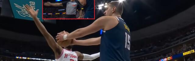 Sudija nije znao pravilo, Jokić jeste! Nikola pobesneo jer mu je propao trik, arbitar nije upućen u svoj posao /VIDEO/