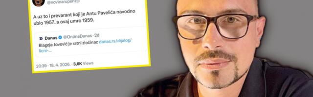 Glavna zvezda blokaderske Nove S Željko Veljković: Onaj ko je ubio Antu Pavelića je ratni zločinac i tačka! (FOTO)