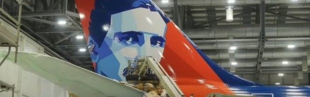 USKORO U BEOGRADU! Avion Er Srbije sa likom Nikole Tesle! Pogledajte kako izgleda proces oslikavanja! Video