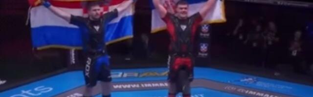 MMA borci razmenili zastave, Srbin digao hrvatsku, a Hrvat srpsku: Scena za sva vremena oduševila svet!