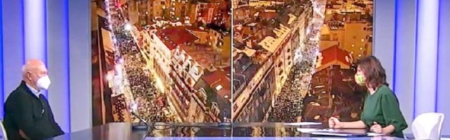 VEROVALI ILI NE Protesti opozicije na RTS (FOTO)