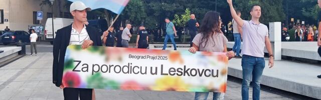 Tamjanom protiv duginih boja: Vernici  u Leskovcu “branili veru” – LGBT aktivisti svoja prava