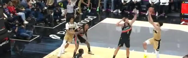 Сјајна партија Тристана Вукчевића у поразу Вашингтона од Сан Антонија (видео)