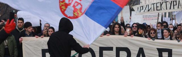 UŽIVO Protest na Slaviji: Obustavljeni vozovi, blokiran saobraćaj kod Pravnog