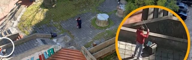 MAGIČNA VIOLINA SA VIDIKOVCA! Muzičar svirao ispred zgrade, komšije plesale i aplaudirale!