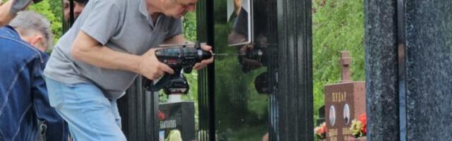 OVO JE KONAČNI IZGLED GROBA SAŠE POPOVIĆA! Majstori ispunili poslednji zahtev udovice Suzane! (VIDEO)