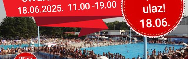 Kupališna sezona na gradskim bazenima počinje 18. juna