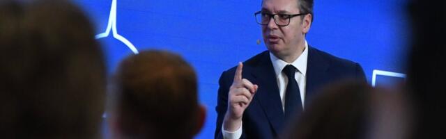 Počela radna večera Vučića, Fon der Lajen i Košte u Briselu