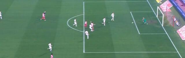 Katai prvi zapretio Partizanu: Sjajan šut, ali Milošević odlično brani!