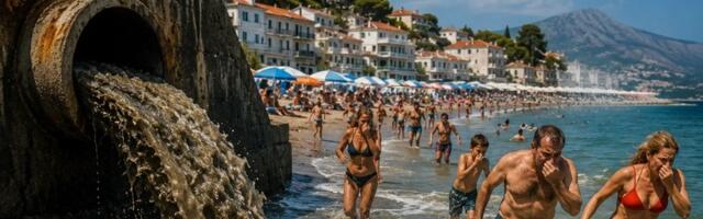 Turisti u Crnoj Gori zgroženi: Kanalizacija se izlila u more, nadležni ćute