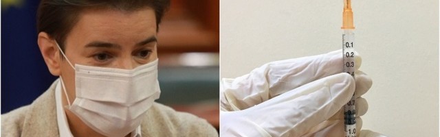 Brnabić: Prvo se vakcinišu stariji od 75 godina